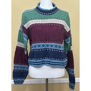 Runway Aztec sweater, vintage, cozy, outdoors, outdoors, hiking, gorpcore